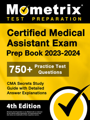 cover image of Certified Medical Assistant Exam Prep Book 2023-2024